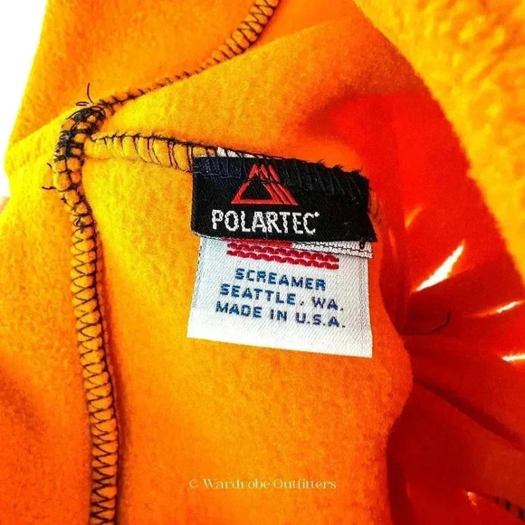 RARE Vintage 90 Screamer Fleece Snowboarding Ski Hat Pom-Pom - Picture 6 of 6